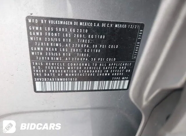 VOLKSWAGEN TIGUAN 2.0T SE 2022