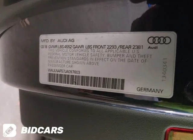 AUDI A5 2.0T PREMIUM 2018