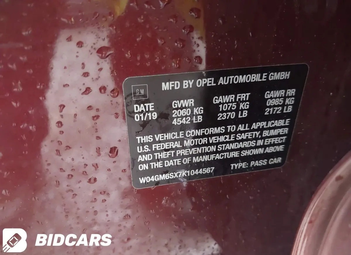 BUICK REGAL SPORTBACK FWD PREFERRED II 2019