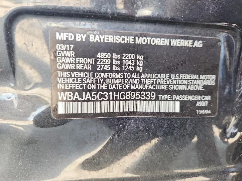 BMW 530 I 2017