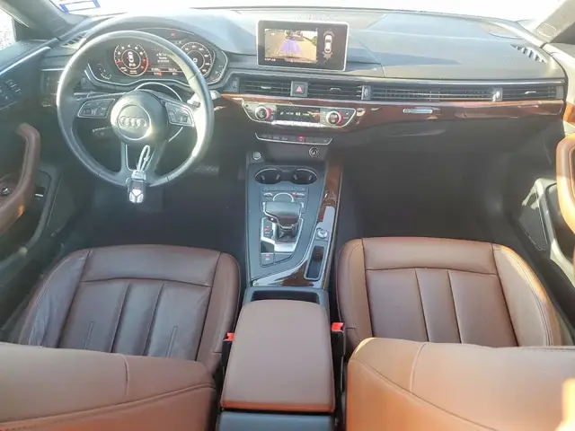 AUDI A5 КОНЬЯЧНЫЙ КОЖАНЫЙ САЛОН ПРЕМИУМ-АКУСТИКА BANG & OLUFSEN ВИРТУАЛЬНАЯ ПРИБОРНАЯ ПАНЕЛЬ AUDI VIRTUAL CO 2018