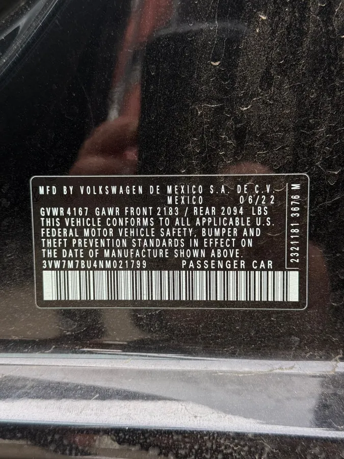 VOLKSWAGEN JETTA VII 2022